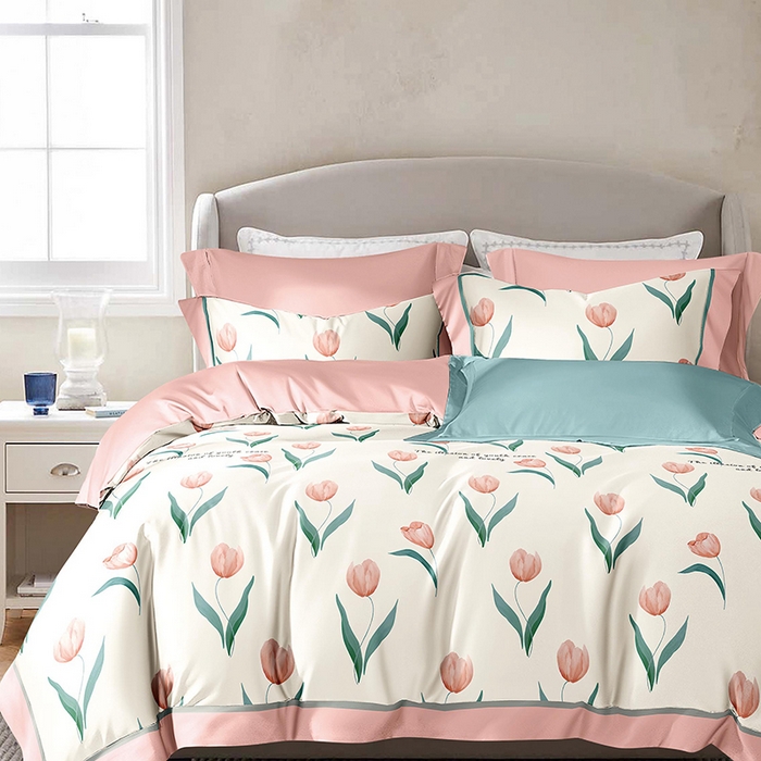 91家纺网 家纺一手货源 找家纺 （总）威克凯丽 2024新款全棉印花13376四件套