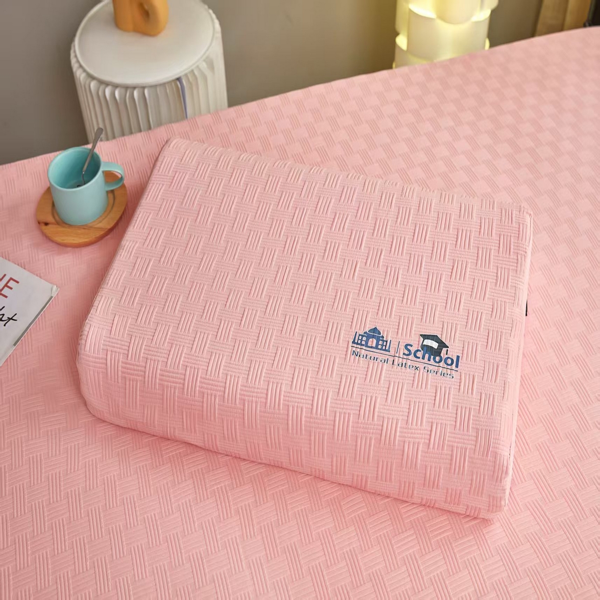 91家纺网 家纺一手货源 找家纺 （总）【鸿橡源】 2025新款开学学生季乳胶床垫三件套大礼包（90*195*5cm）