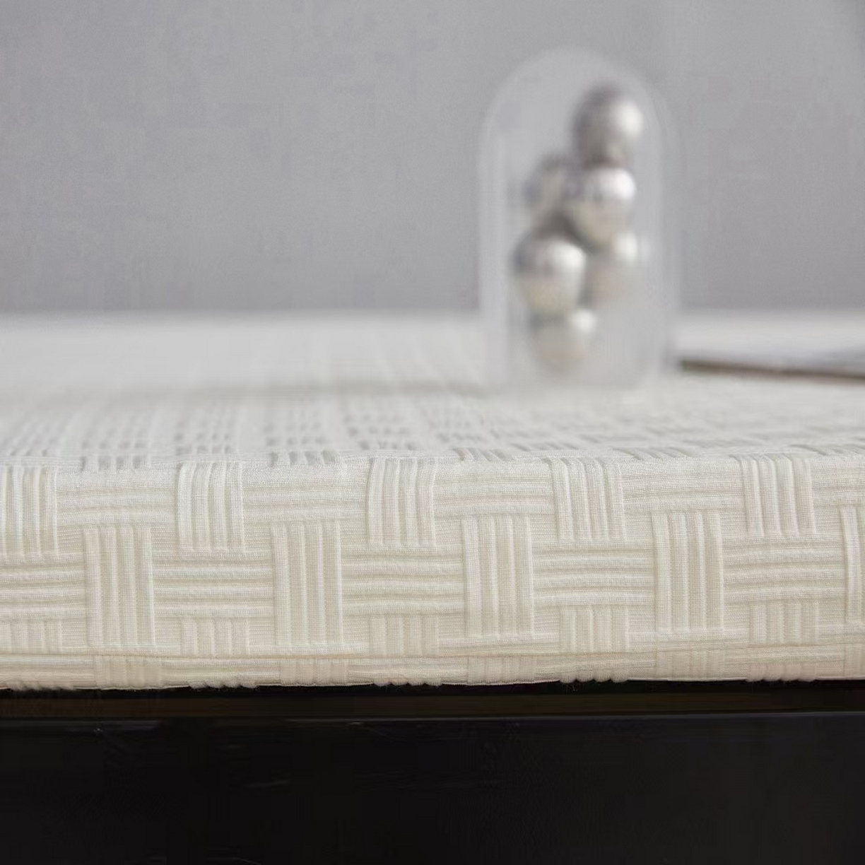 91家纺网 家纺一手货源 找家纺 鸿橡源 2025新款凉席床笠 白色