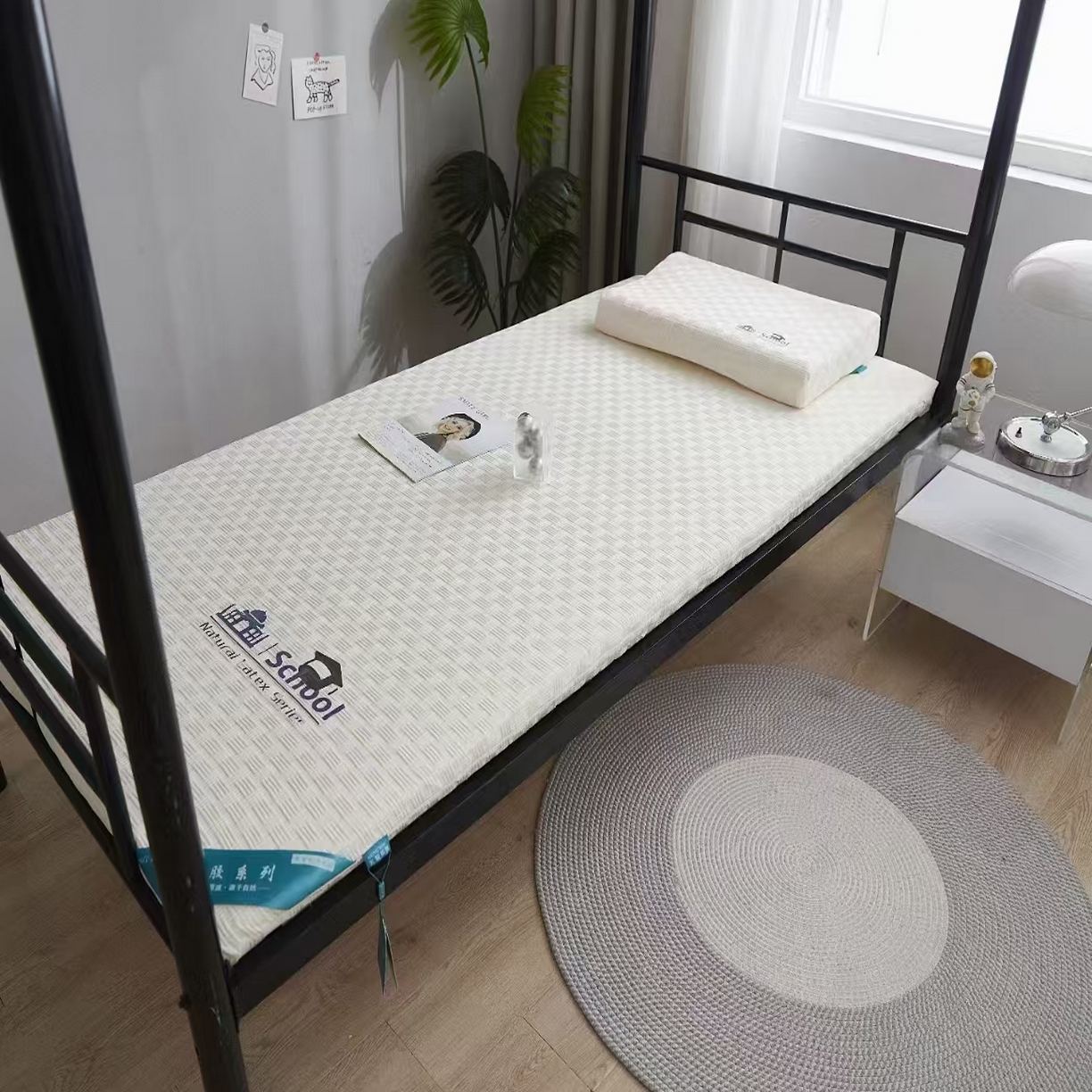 鸿橡源 2025新款凉席床笠 白色