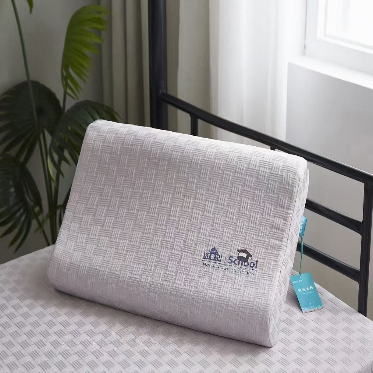 91家纺网 家纺一手货源 找家纺 鸿橡源 2025新款凉席床笠 灰色