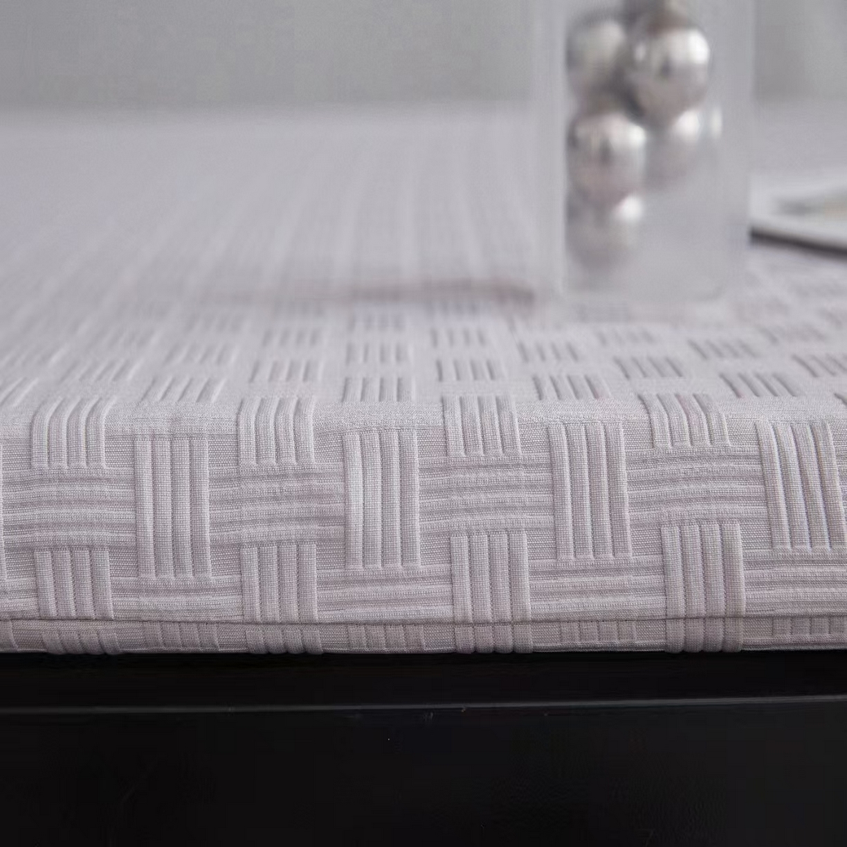 91家纺网 家纺一手货源 找家纺 鸿橡源 2025新款凉席床笠 灰色