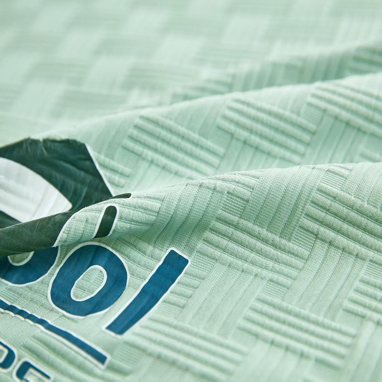 91家纺网 家纺一手货源 找家纺 鸿橡源 2025新款凉席床笠 绿色