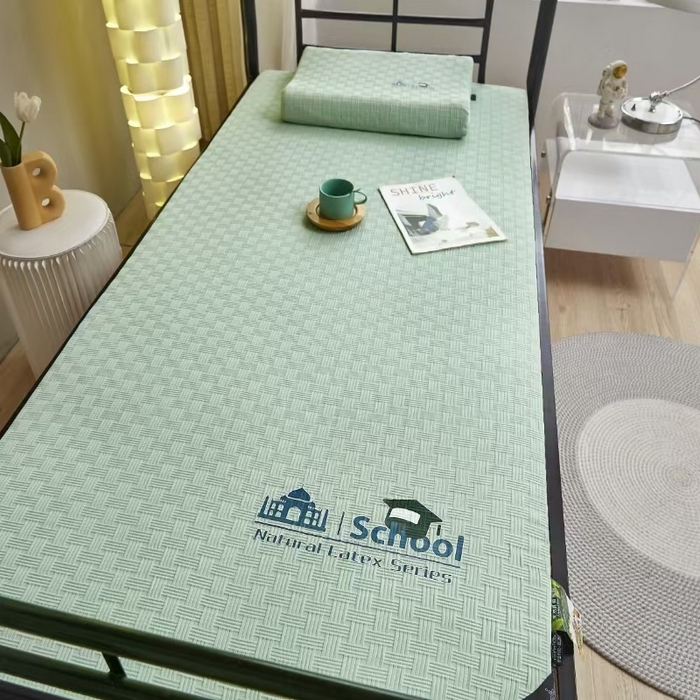 91家纺网 家纺一手货源 找家纺 鸿橡源 2025新款凉席床笠 绿色