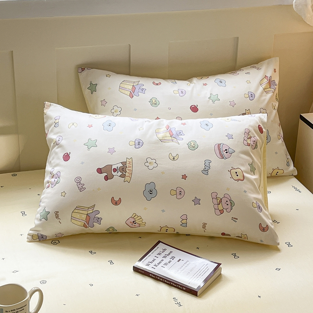 91家纺网 家纺一手货源 找家纺 （总）麦伦家居 2025春夏新款全棉纯棉斜纹40s13372系列-小清新卡通