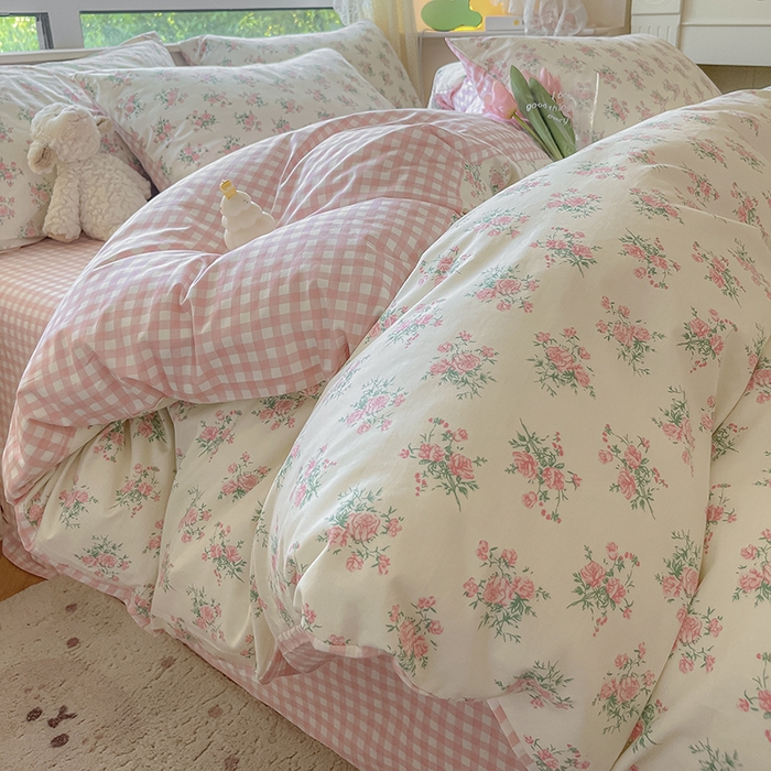 91家纺网 家纺一手货源 找家纺 （总）麦伦家居 2025春夏新款全棉纯棉斜纹40s13372系列-田园碎花风