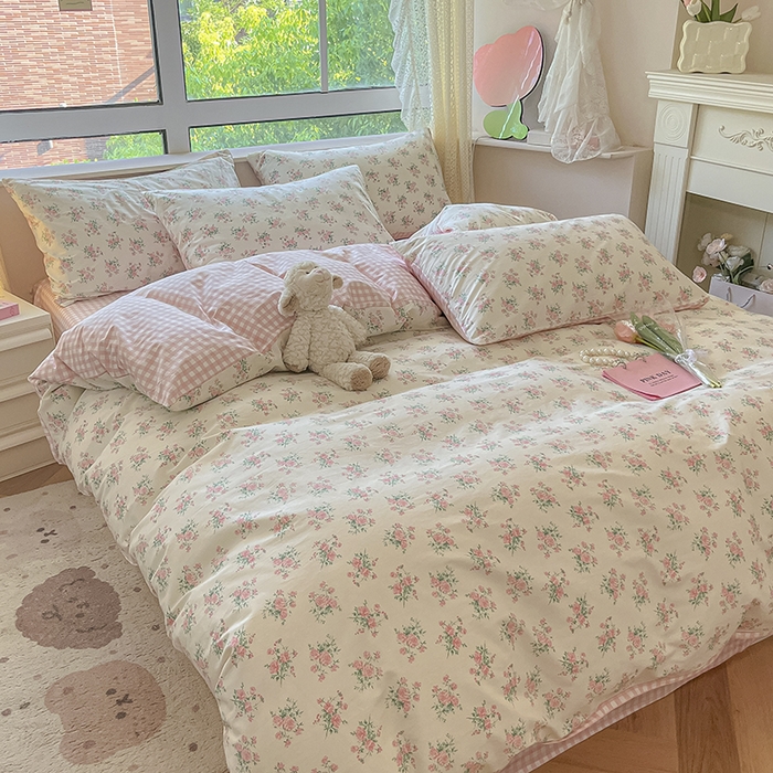 91家纺网 家纺一手货源 找家纺 （总）麦伦家居 2025春夏新款全棉纯棉斜纹40s13372系列-田园碎花风