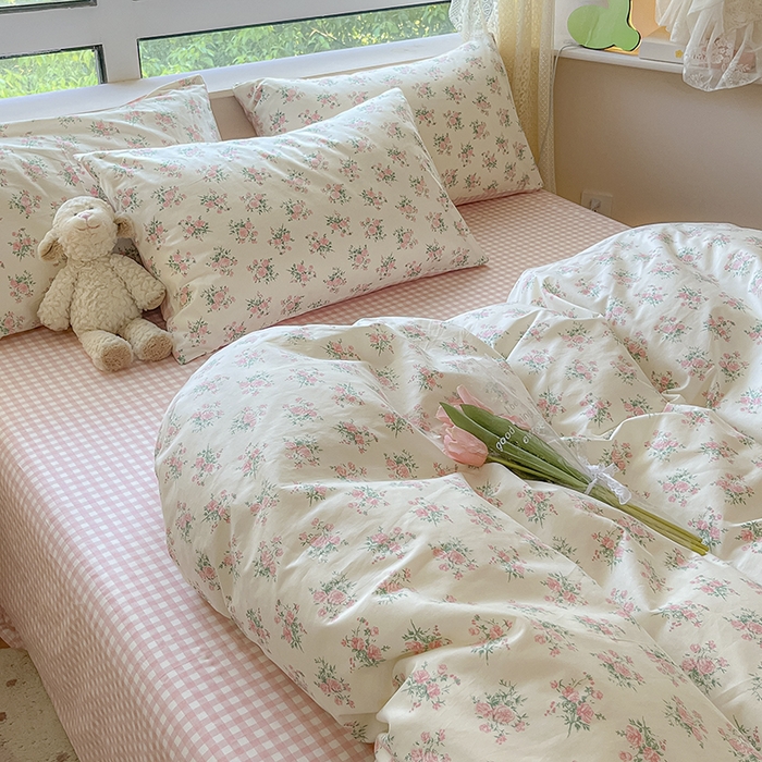 91家纺网 家纺一手货源 找家纺 （总）麦伦家居 2025春夏新款全棉纯棉斜纹40s13372系列-田园碎花风