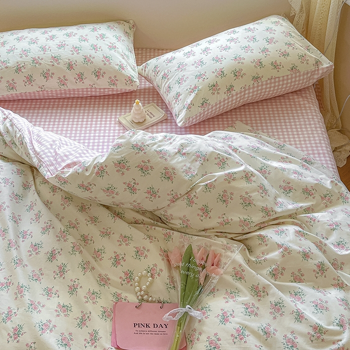 91家纺网 家纺一手货源 找家纺 （总）麦伦家居 2025春夏新款全棉纯棉斜纹40s13372系列-田园碎花风