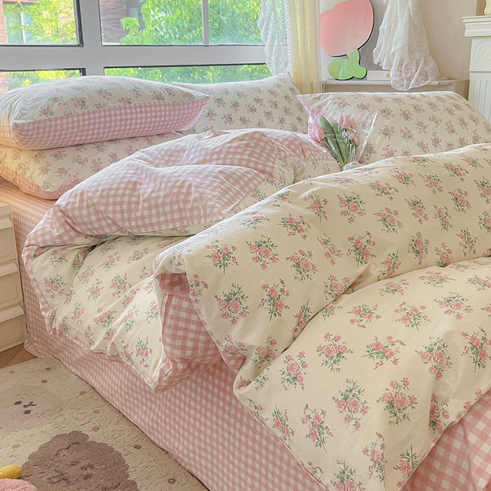 91家纺网 家纺一手货源 找家纺 （总）麦伦家居 2025春夏新款全棉纯棉斜纹40s13372系列-田园碎花风