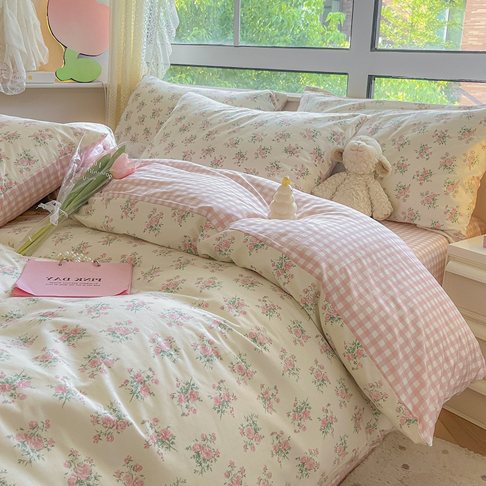 91家纺网 家纺一手货源 找家纺 （总）麦伦家居 2025春夏新款全棉纯棉斜纹40s13372系列-田园碎花风