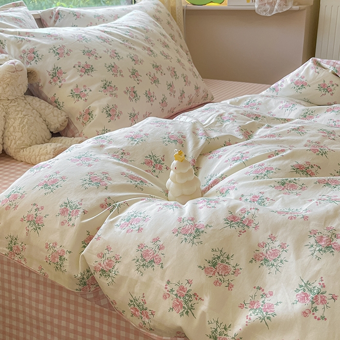 91家纺网 家纺一手货源 找家纺 （总）麦伦家居 2025春夏新款全棉纯棉斜纹40s13372系列-田园碎花风