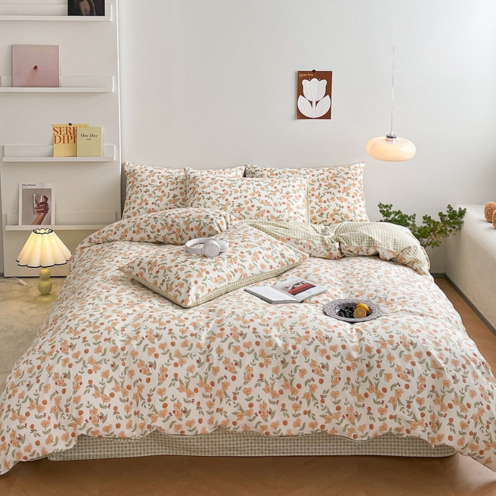 91家纺网 家纺一手货源 找家纺 （总）麦伦家居 2025春夏新款全棉纯棉斜纹40s13372系列-田园碎花风