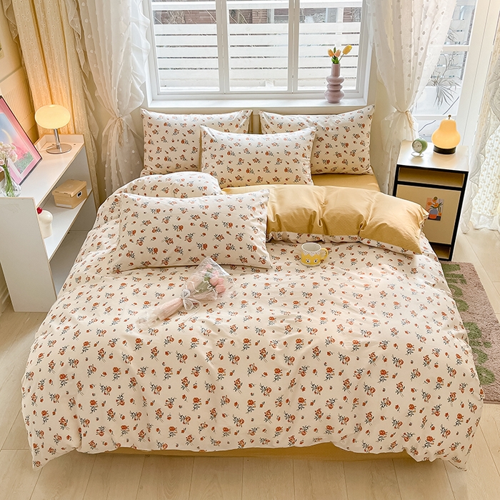 91家纺网 家纺一手货源 找家纺 （总）麦伦家居 2025春夏新款全棉纯棉斜纹40s13372系列-田园碎花风