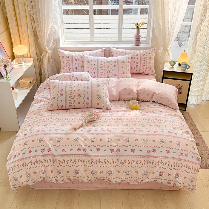 91家纺网 家纺一手货源 找家纺 （总）麦伦家居 2025春夏新款全棉纯棉斜纹40s13372系列-田园碎花风