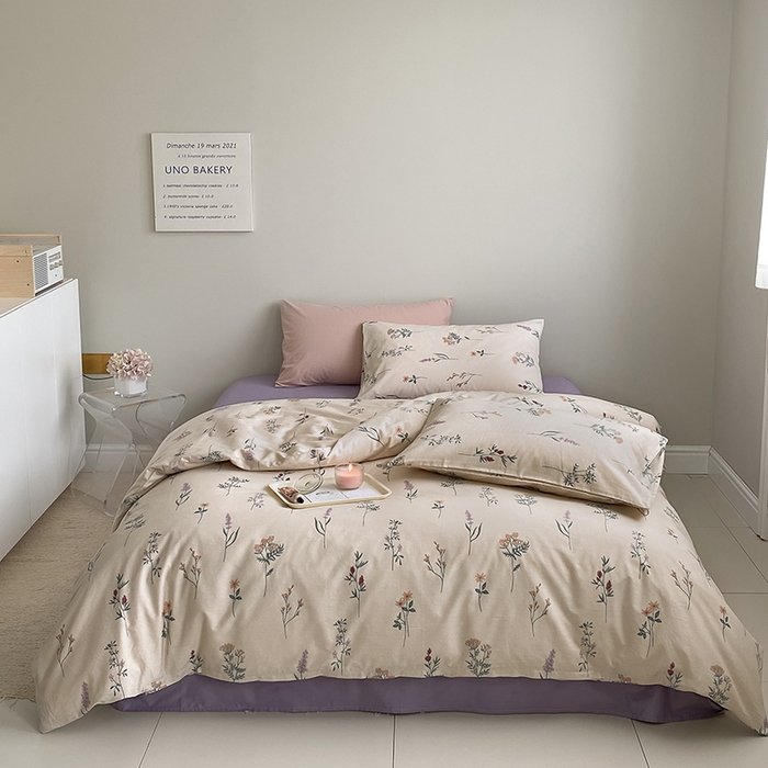 91家纺网 家纺一手货源 找家纺 （总）麦伦家居 2025春夏新款全棉纯棉斜纹40s13372系列-田园碎花风