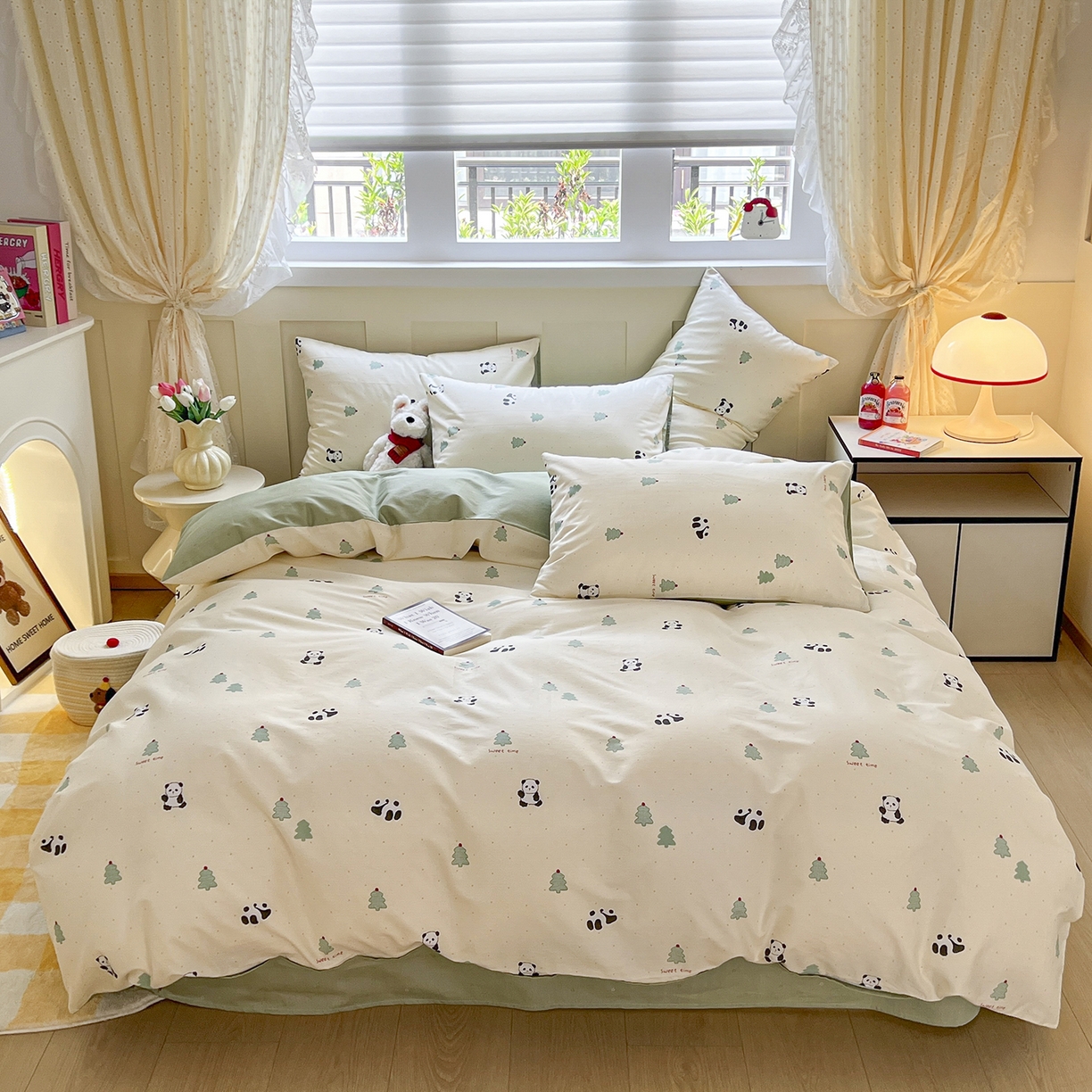 91家纺网 家纺一手货源 找家纺 （总）麦伦家居 2025春夏新款全棉纯棉斜纹40s13372系列-小清新卡通