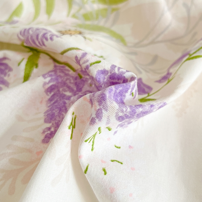 91家纺网 家纺一手货源 找家纺 麦伦家居 2025春夏新款全棉纯棉斜纹40s13372系列-田园碎花风 芳草集