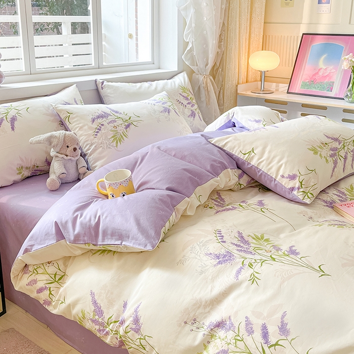 91家纺网 家纺一手货源 找家纺 麦伦家居 2025春夏新款全棉纯棉斜纹40s13372系列-田园碎花风 芳草集