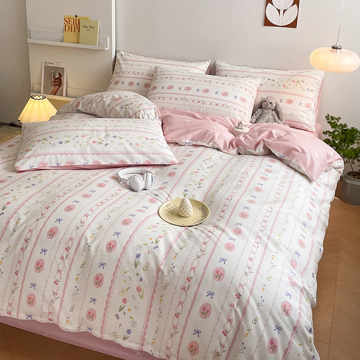 91家纺网 家纺一手货源 找家纺 麦伦家居 2025春夏新款全棉纯棉斜纹40s13372系列-田园碎花风 花盈