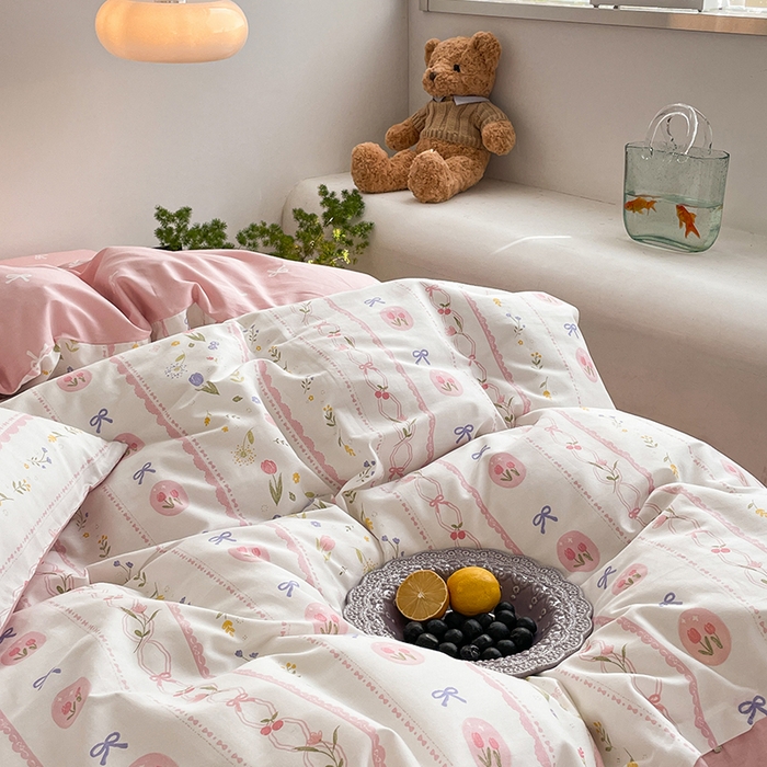 91家纺网 家纺一手货源 找家纺 麦伦家居 2025春夏新款全棉纯棉斜纹40s13372系列-田园碎花风 花盈