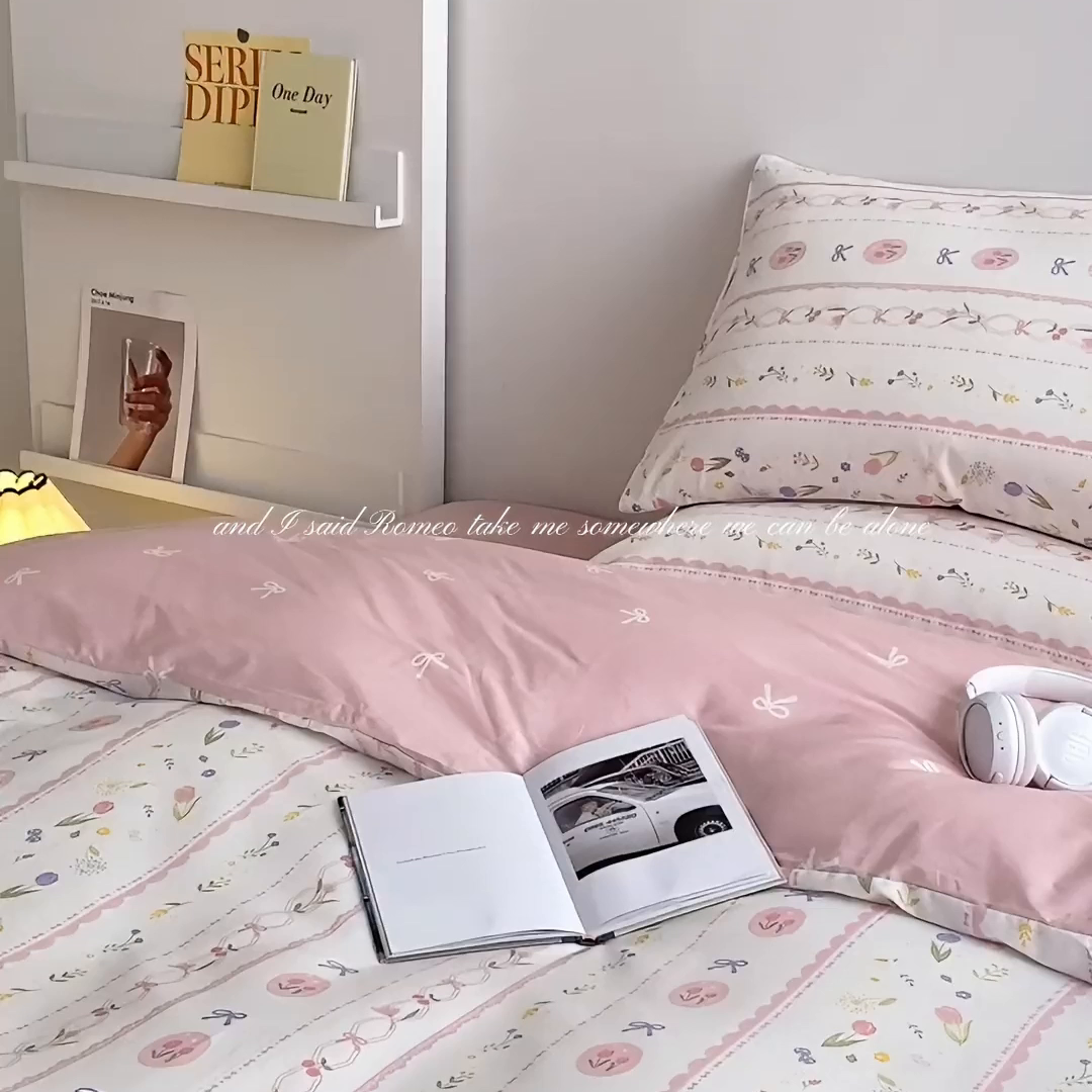 91家纺网 家纺一手货源 找家纺 麦伦家居 2025春夏新款全棉纯棉斜纹40s13372系列-田园碎花风 花盈