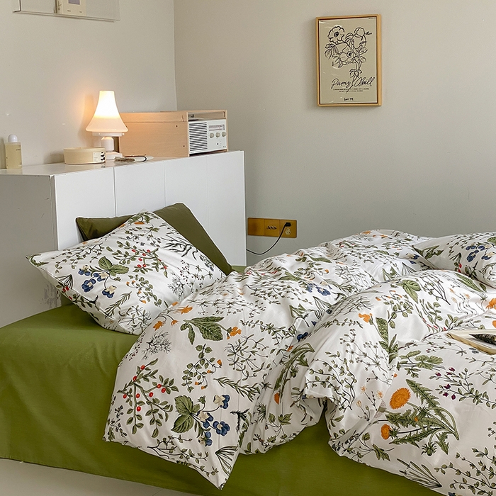 91家纺网 家纺一手货源 找家纺 麦伦家居 2025春夏新款全棉纯棉斜纹40s13372系列-田园碎花风 江离