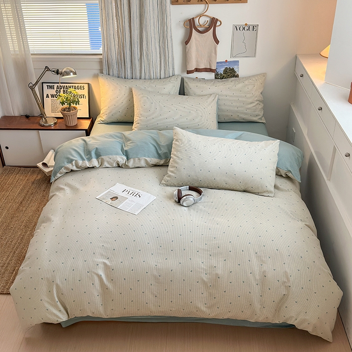 91家纺网 家纺一手货源 找家纺 （总）麦伦家居 2025春夏新款全棉纯棉斜纹40s13372系列-简约条格系