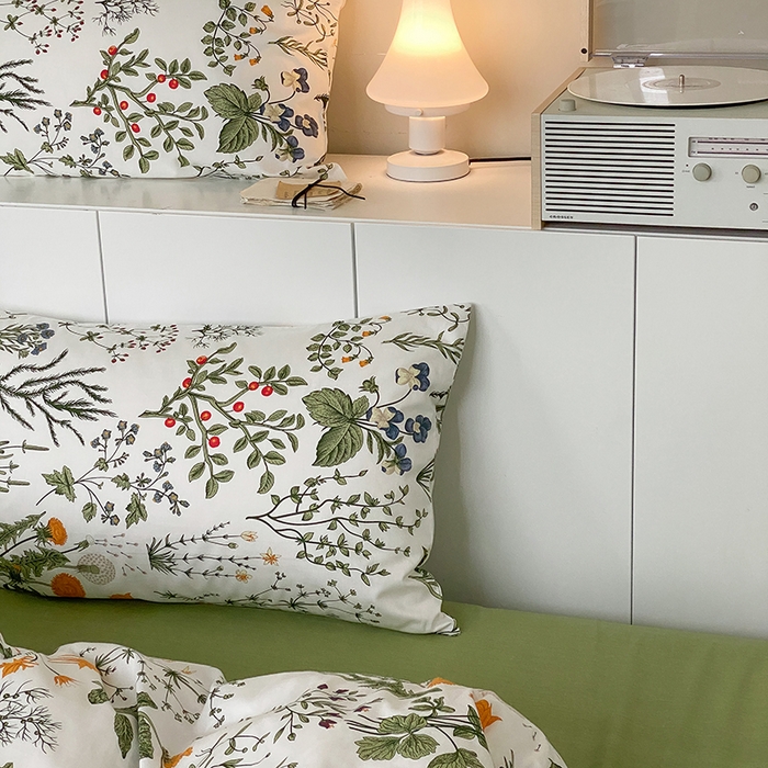 91家纺网 家纺一手货源 找家纺 麦伦家居 2025春夏新款全棉纯棉斜纹40s13372系列-田园碎花风 江离