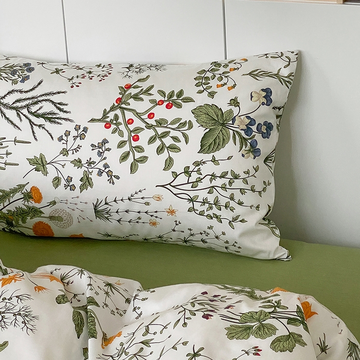 91家纺网 家纺一手货源 找家纺 麦伦家居 2025春夏新款全棉纯棉斜纹40s13372系列-田园碎花风 江离