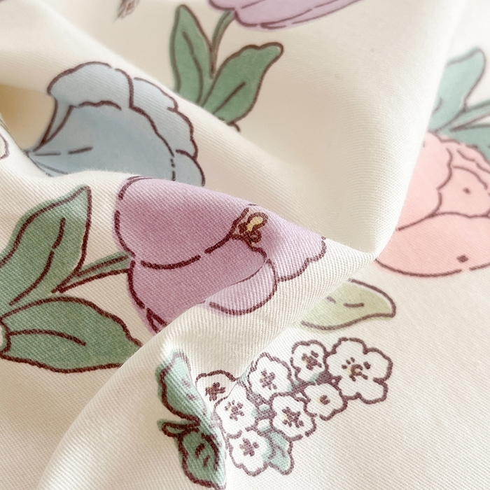 91家纺网 家纺一手货源 找家纺 麦伦家居 2025春夏新款全棉纯棉斜纹40s13372系列-田园碎花风 美雅