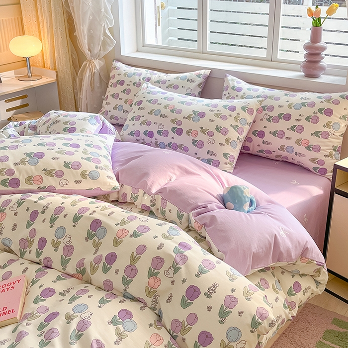 91家纺网 家纺一手货源 找家纺 麦伦家居 2025春夏新款全棉纯棉斜纹40s13372系列-田园碎花风 美雅