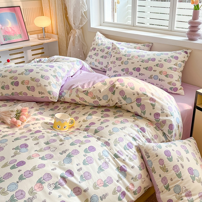 91家纺网 家纺一手货源 找家纺 麦伦家居 2025春夏新款全棉纯棉斜纹40s13372系列-田园碎花风 美雅