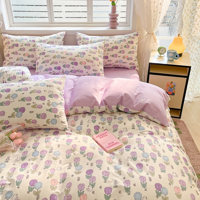 91家纺网 家纺一手货源 找家纺 麦伦家居 2025春夏新款全棉纯棉斜纹40s13372系列-田园碎花风 美雅