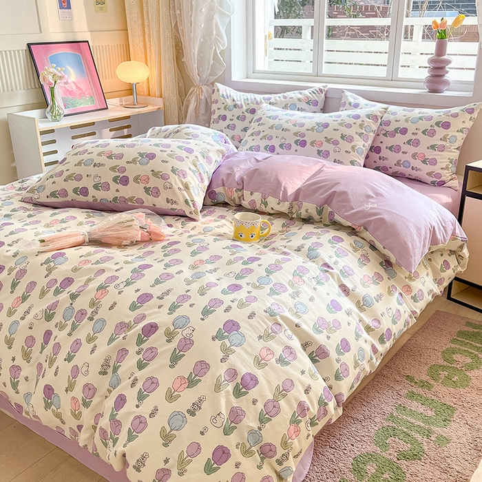 91家纺网 家纺一手货源 找家纺 麦伦家居 2025春夏新款全棉纯棉斜纹40s13372系列-田园碎花风 美雅