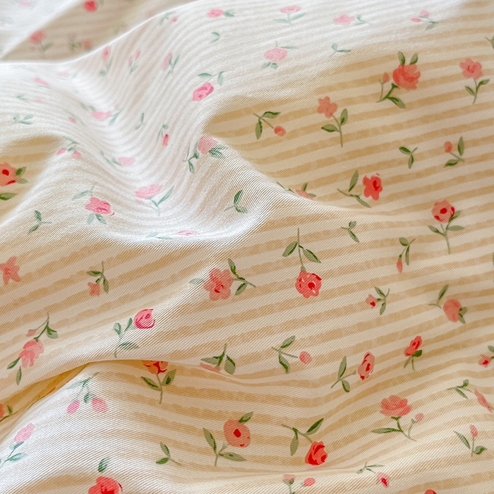 91家纺网 家纺一手货源 找家纺 麦伦家居 2025春夏新款全棉纯棉斜纹40s13372系列-田园碎花风 少女心