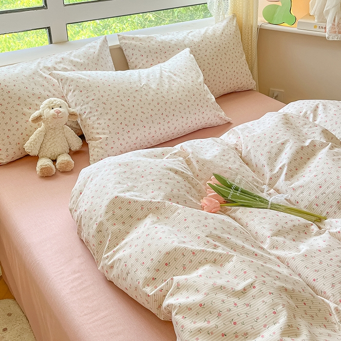 91家纺网 家纺一手货源 找家纺 麦伦家居 2025春夏新款全棉纯棉斜纹40s13372系列-田园碎花风 少女心