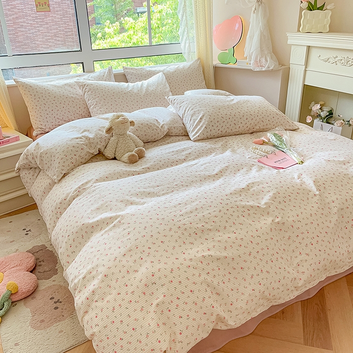 91家纺网 家纺一手货源 找家纺 麦伦家居 2025春夏新款全棉纯棉斜纹40s13372系列-田园碎花风 少女心