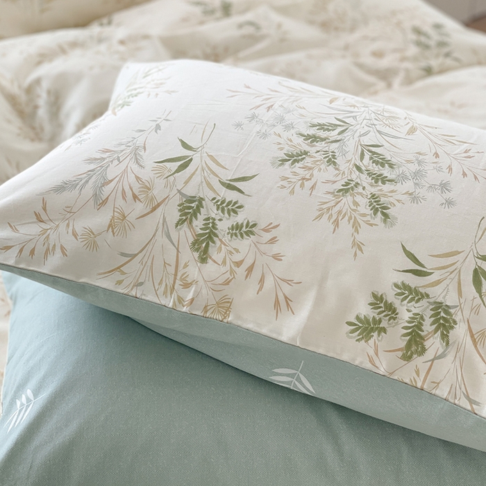 91家纺网 家纺一手货源 找家纺 麦伦家居 2025春夏新款全棉纯棉斜纹40s13372系列-田园碎花风 仙草