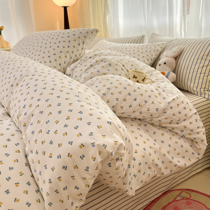 91家纺网 家纺一手货源 找家纺 麦伦家居 2025春夏新款全棉纯棉斜纹40s13372系列-田园碎花风 小时光