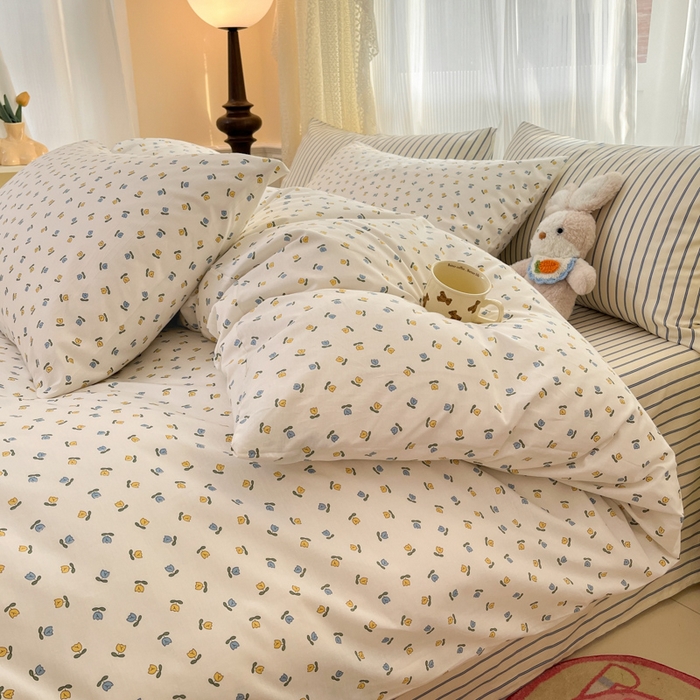 91家纺网 家纺一手货源 找家纺 麦伦家居 2025春夏新款全棉纯棉斜纹40s13372系列-田园碎花风 小时光