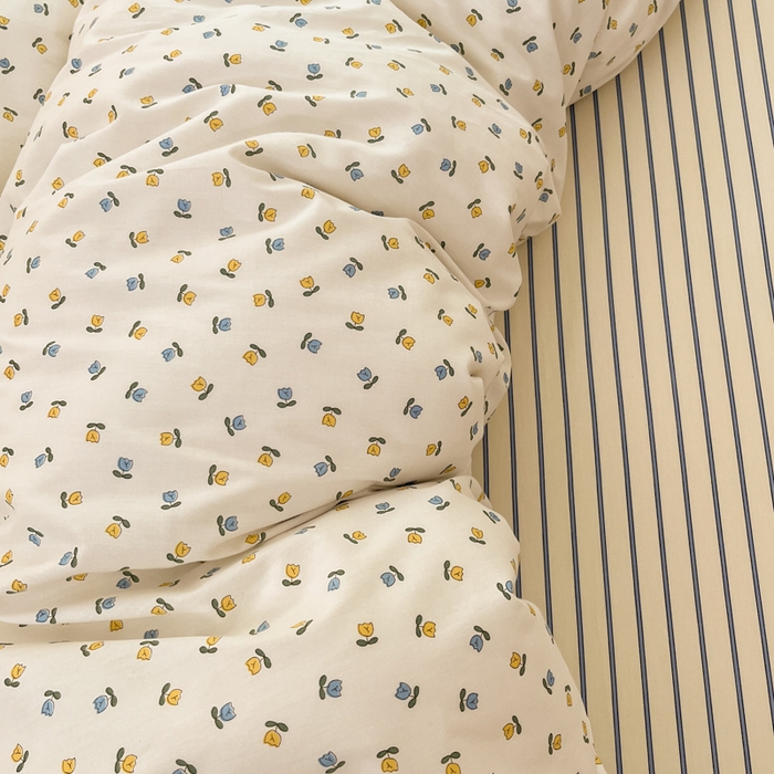 91家纺网 家纺一手货源 找家纺 麦伦家居 2025春夏新款全棉纯棉斜纹40s13372系列-田园碎花风 小时光