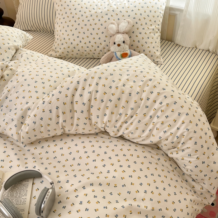 91家纺网 家纺一手货源 找家纺 麦伦家居 2025春夏新款全棉纯棉斜纹40s13372系列-田园碎花风 小时光