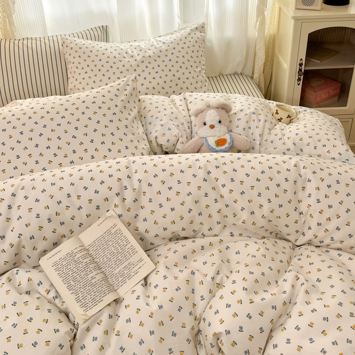 91家纺网 家纺一手货源 找家纺 麦伦家居 2025春夏新款全棉纯棉斜纹40s13372系列-田园碎花风 小时光