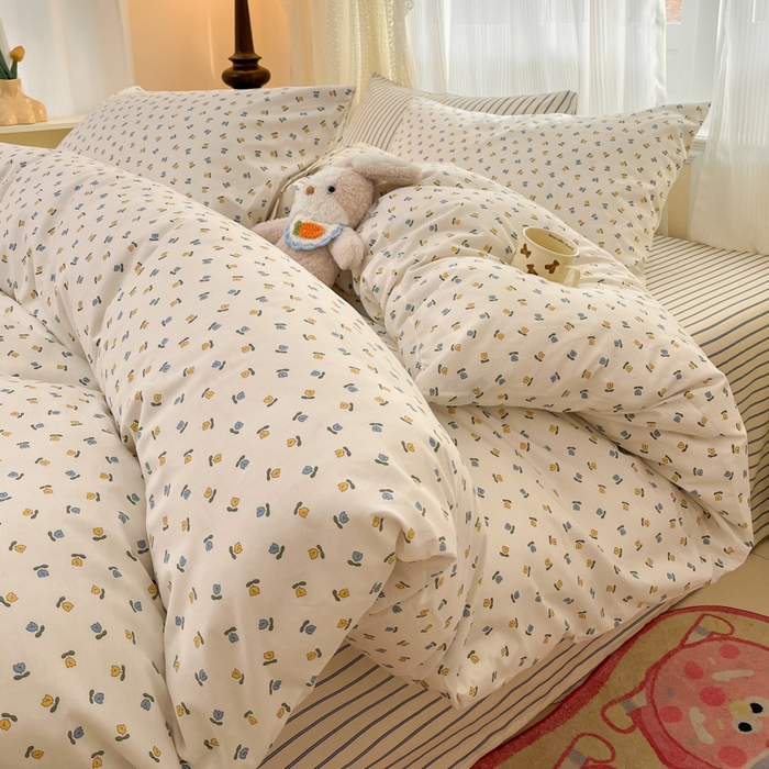 91家纺网 家纺一手货源 找家纺 麦伦家居 2025春夏新款全棉纯棉斜纹40s13372系列-田园碎花风 小时光