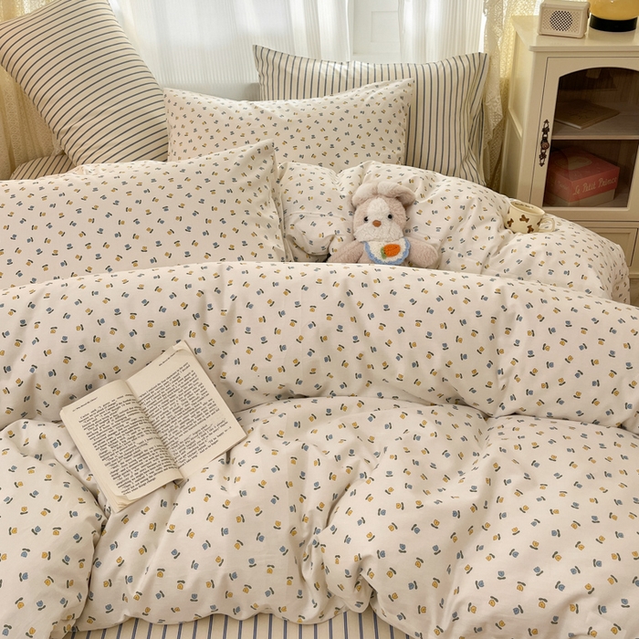 91家纺网 家纺一手货源 找家纺 麦伦家居 2025春夏新款全棉纯棉斜纹40s13372系列-田园碎花风 小时光