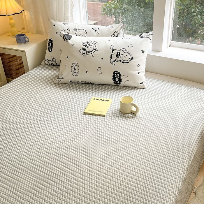 91家纺网 家纺一手货源 找家纺 麦伦家居 2025春夏新款全棉纯棉斜纹40s13372系列-小清新卡通 宇宙星辰