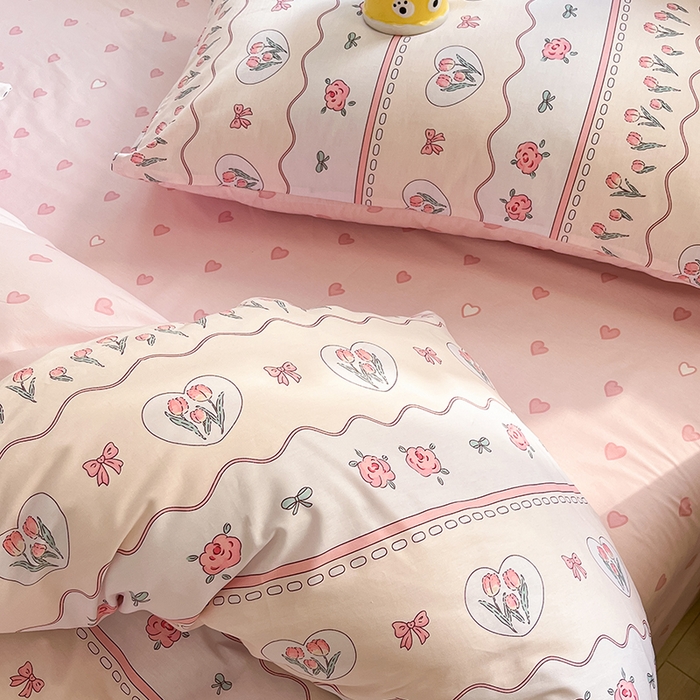 91家纺网 家纺一手货源 找家纺 麦伦家居 2025春夏新款全棉纯棉斜纹40s13372系列-田园碎花风 郁金香