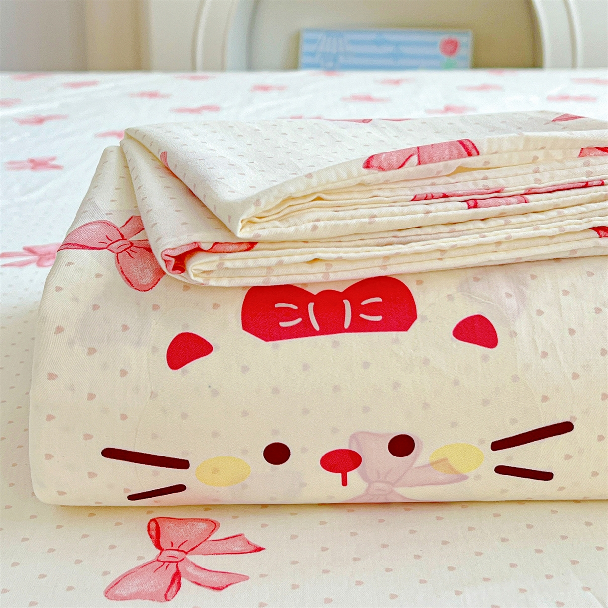 91家纺网 家纺一手货源 找家纺 （总）有间小屋 2025新款全棉纯棉水洗棉单品系列床单单件-单床单