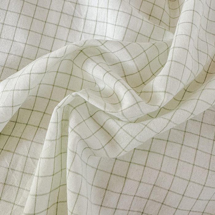 91家纺网 家纺一手货源 找家纺 拾物记 2025新款全棉纯棉色织水洗棉床盖学生宿舍三件套上下铺三件套 米乐绿